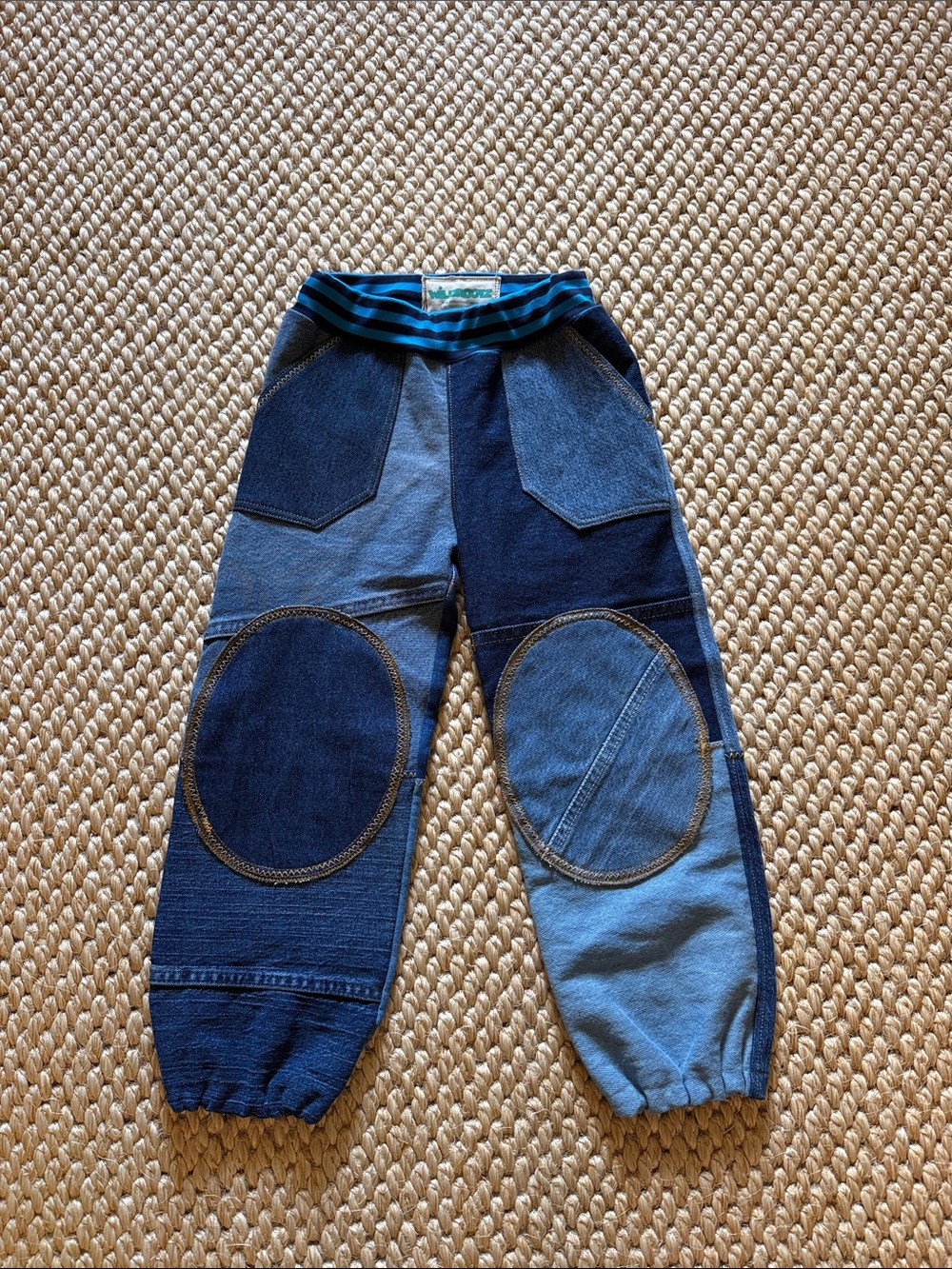 Authentic WILDROOTZ Reworked Patchwork Denim Size 6/8 Youth